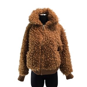 Wild Fable Cozy Brown Sherpa Jacket